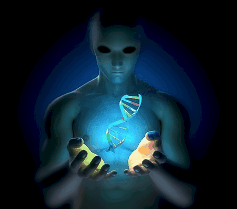 Extraterrestre con DNA