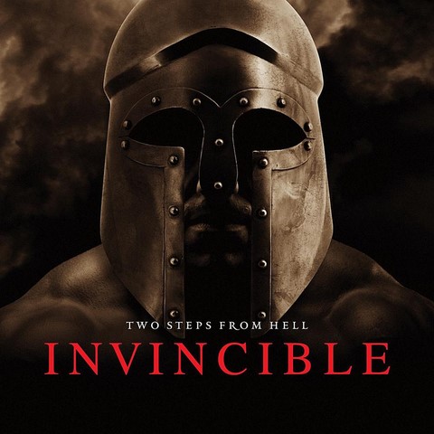 Copertina dell'album "Invincible" dei Two steps from hell