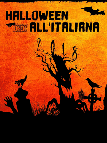 Copertina del libro "Halloween all'italiana 2018" di Letteraturahorror.it con Luigi M. C. Urso