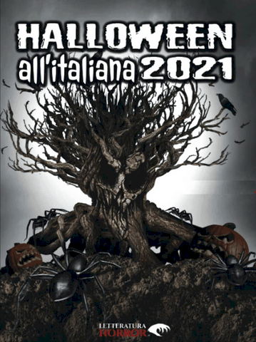 Copertina del libro "Halloween all'italiana 2021" di Letteraturahorror.it con Luigi M. C. Urso